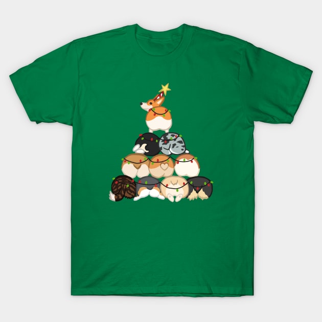 A Very Corgi Christmas T-Shirt by BunnyBomb